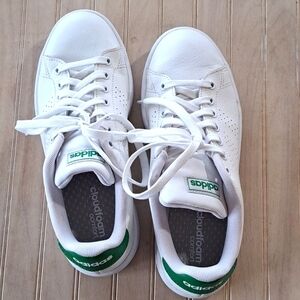 Adidas Women'd Advantage White Causal Laced Comfort Sporty Sneakers